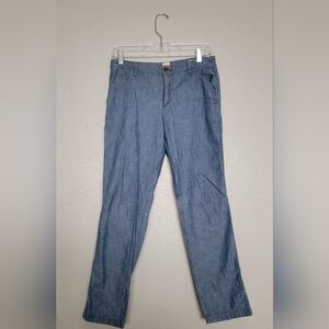GAP Blue Girlfriend Khaki Pants